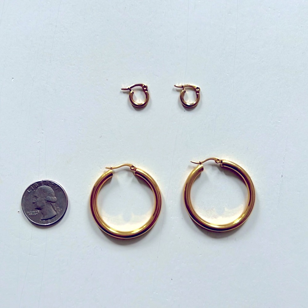 Ellie Vail - 18k Plated Hoop Earrings